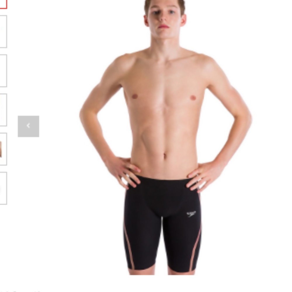 NWT Speedo Men's Fastskin LZR Intent Jammer Black 87725000003 Size 30 Black